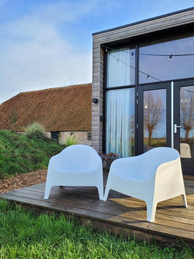 Tiny House Lantliv Oostkapelle, Bij De Boer Villa Luaran gambar